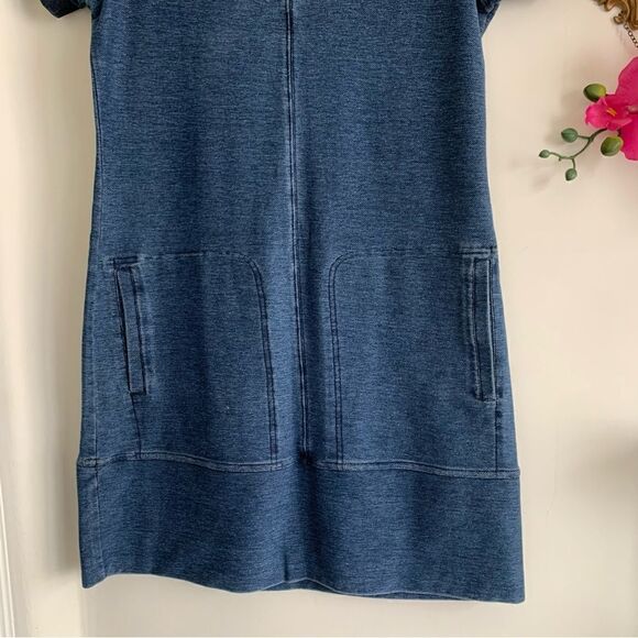 BLUE SHIRT DRESS - Picture 6 of 11